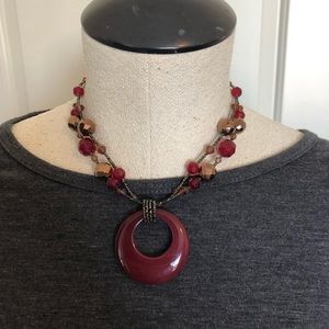 Red Lia Sophia necklace